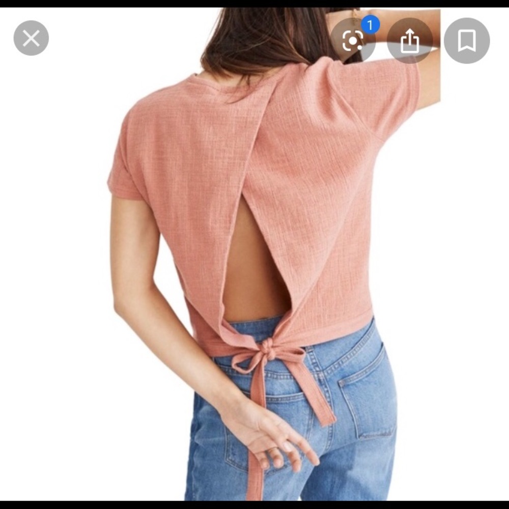 Bright red Madewell Verse top excellent condition